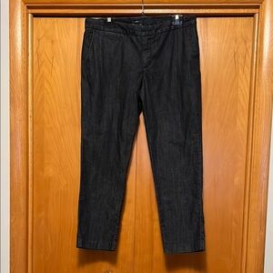 GAP Stretch Black Denim Ankle Capri Pants Size 12
